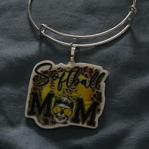 Softball mom bracelet